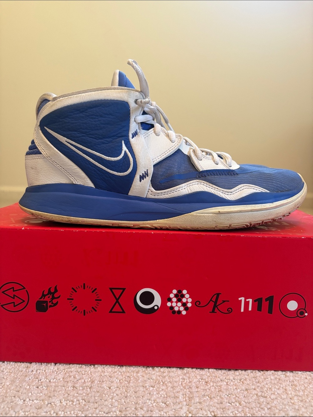 Nike Kyrie Infinity TB Blue White Basketball Shoes Men’s Size 11 w/ Box